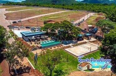 Rancho Pingo de Dó para Alugar em Rifaina - Vista Aérea do Condominio